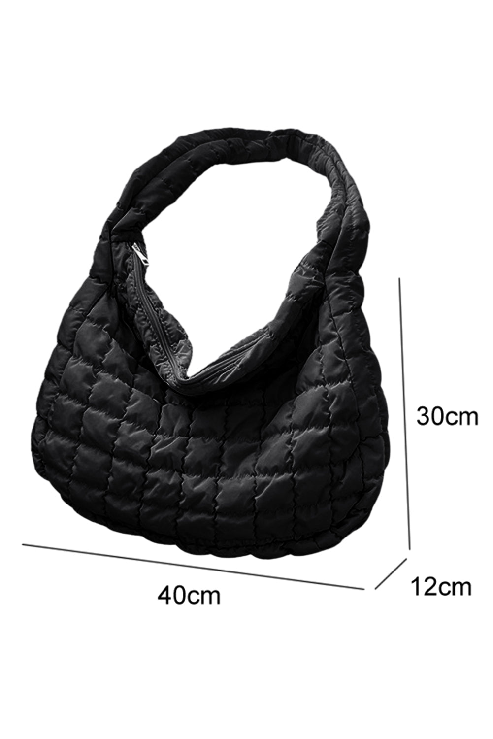 Black Quilted Bag