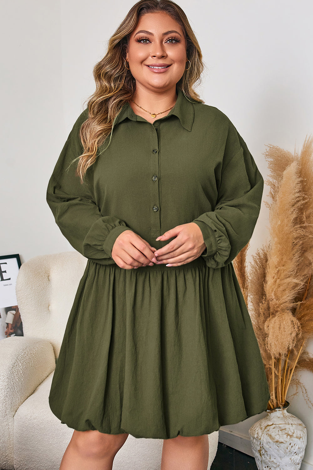 Plus Size Mini Dress