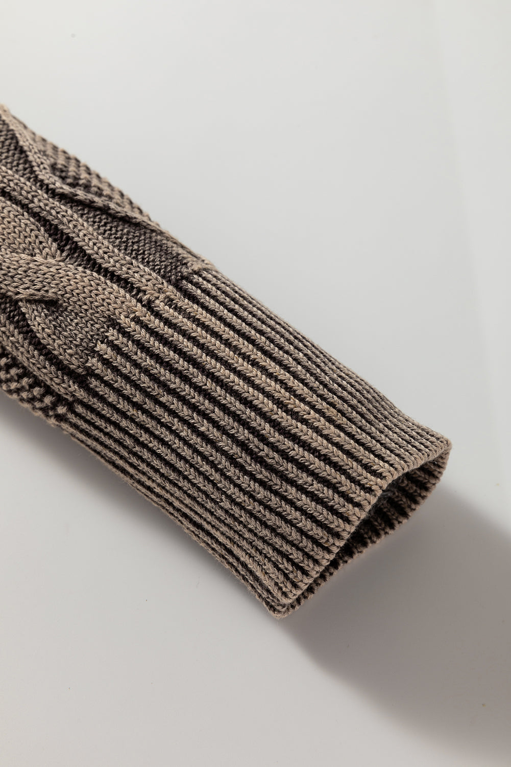 Knit Sleeve Casual Sweater