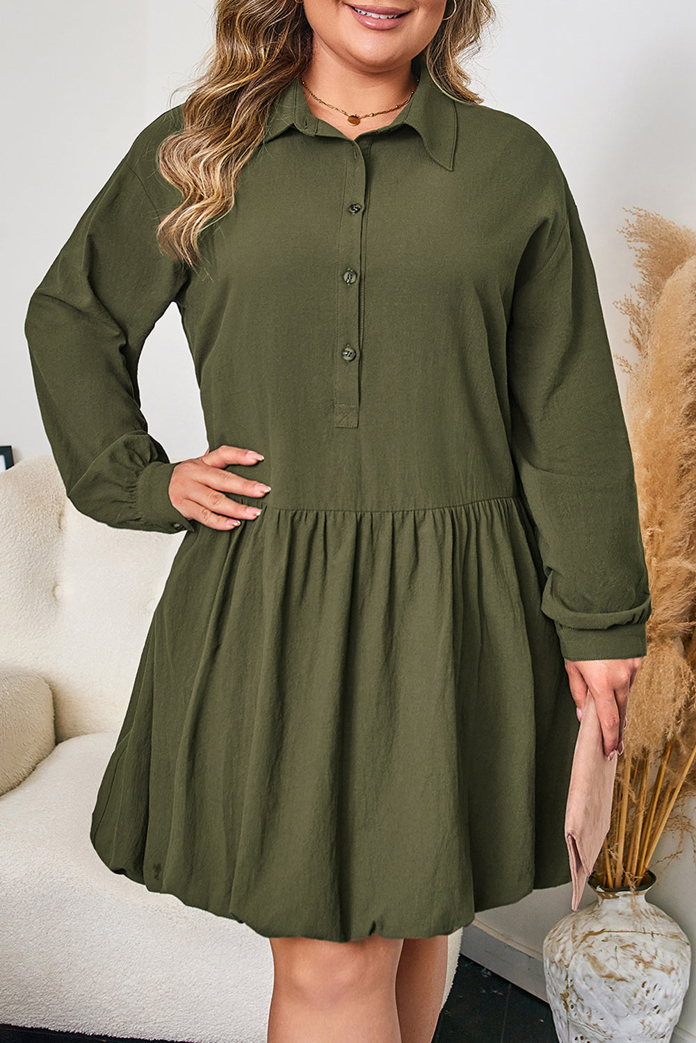 Plus Size Mini Dress
