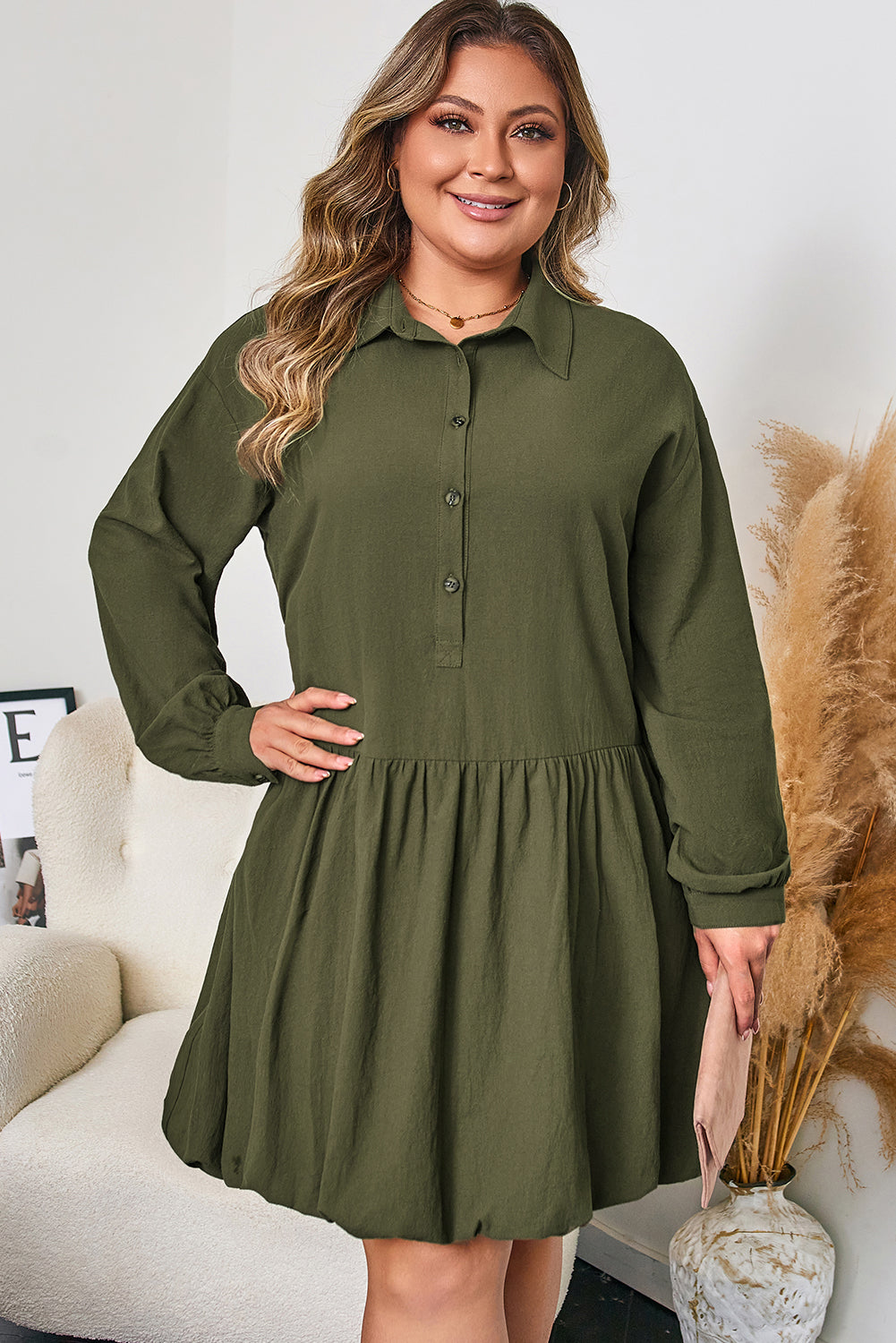 Plus Size Mini Dress