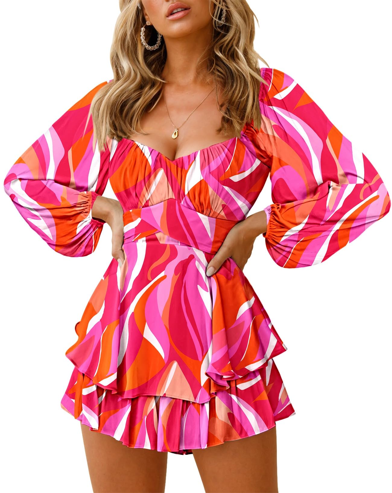 Off Shoulder Lantern Dress