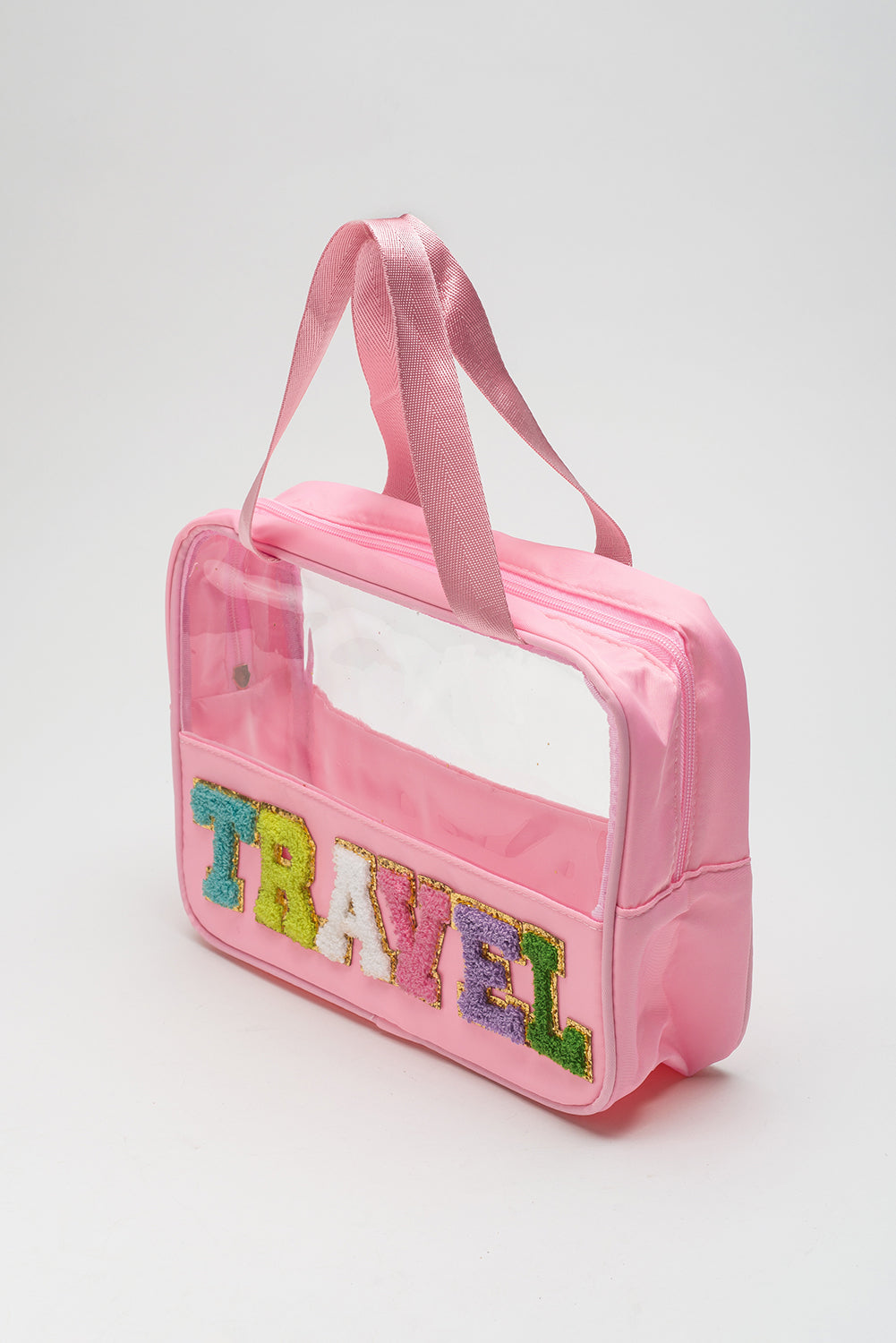 Light Pink TRAVEL Makeup Bag
