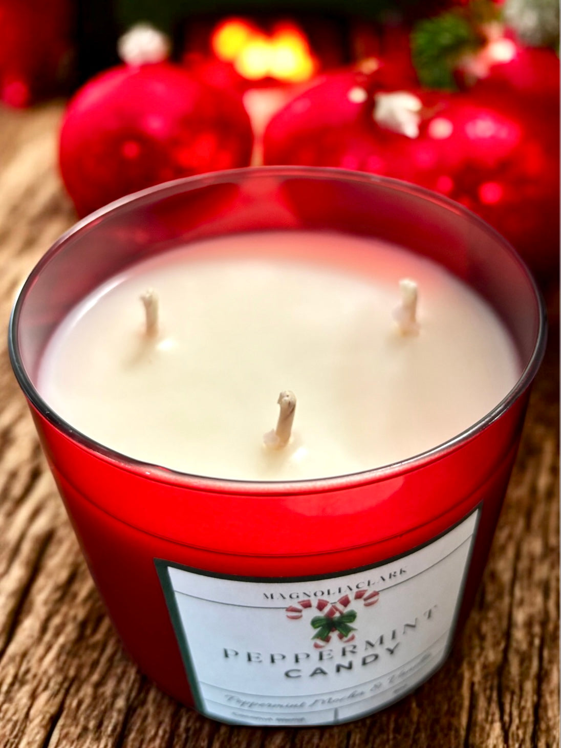 Peppermint Candy Candle- Case of 2