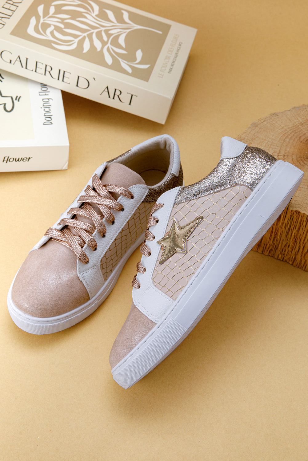 Gold Glitter Star