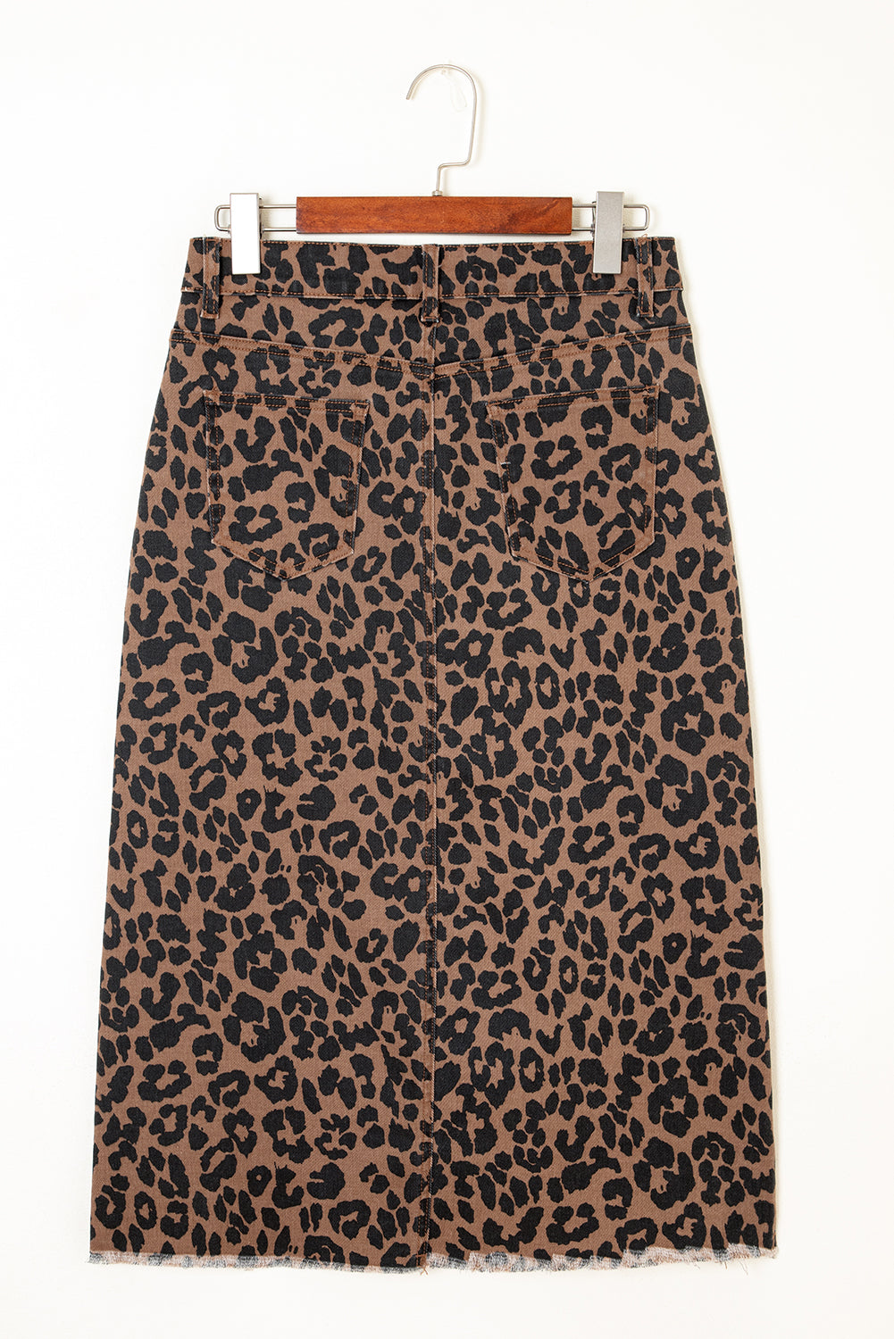 Leopard Midi Skirt