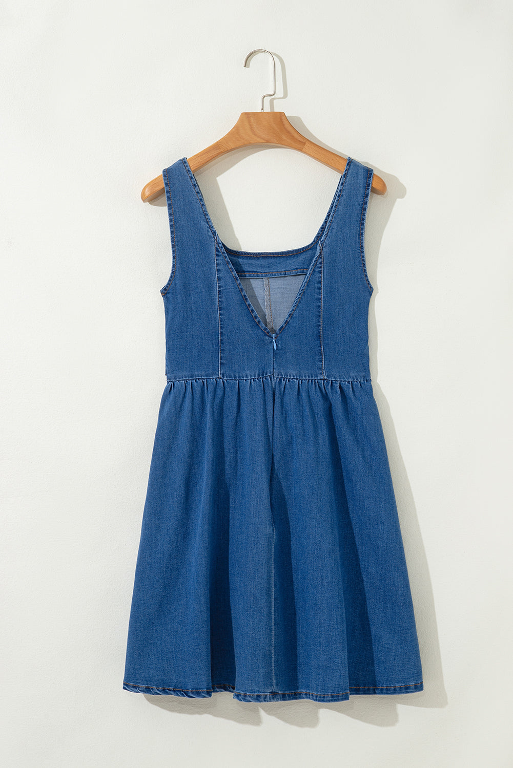 Sleeveless Denim Dress