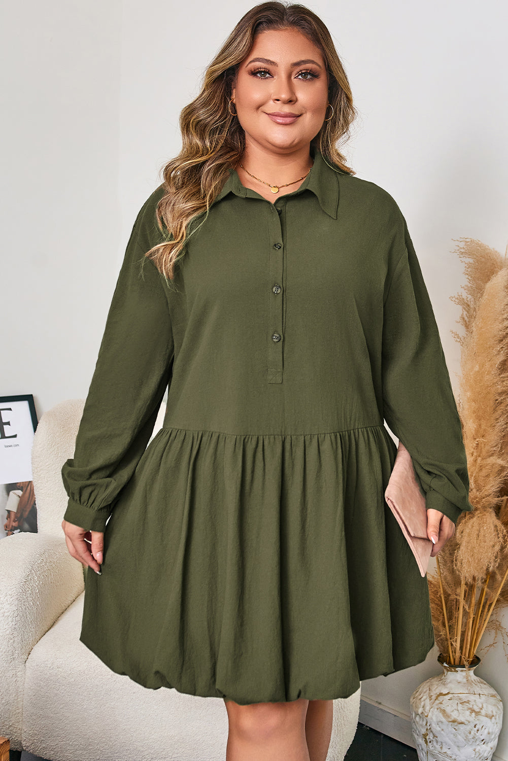 Plus Size Mini Dress