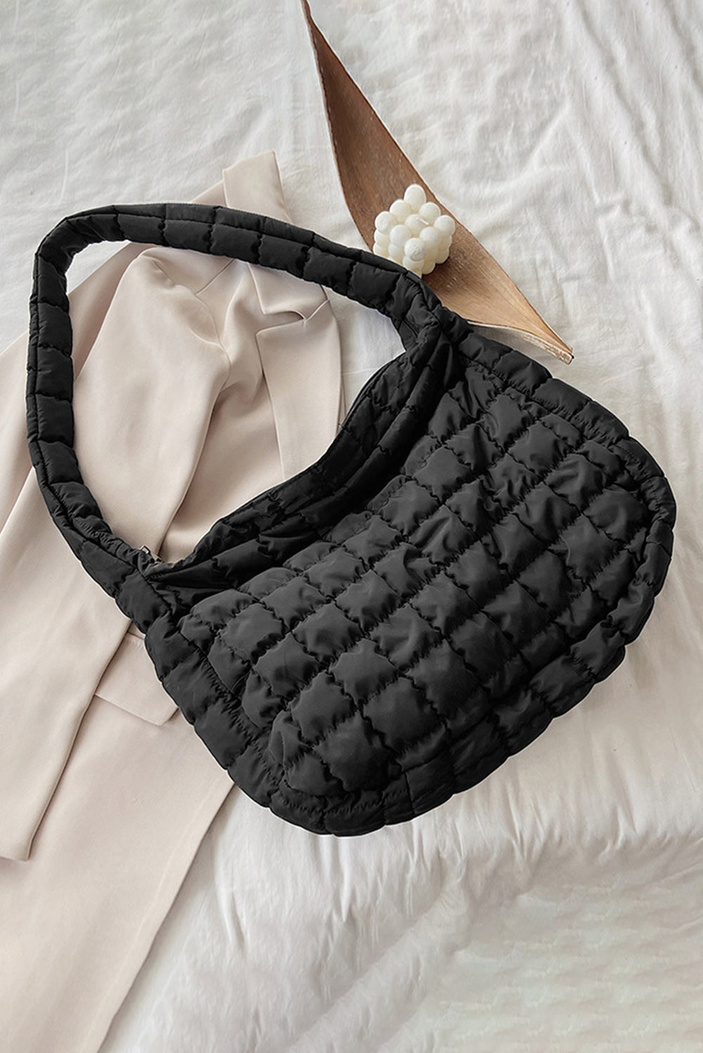 Black Quilted Bag