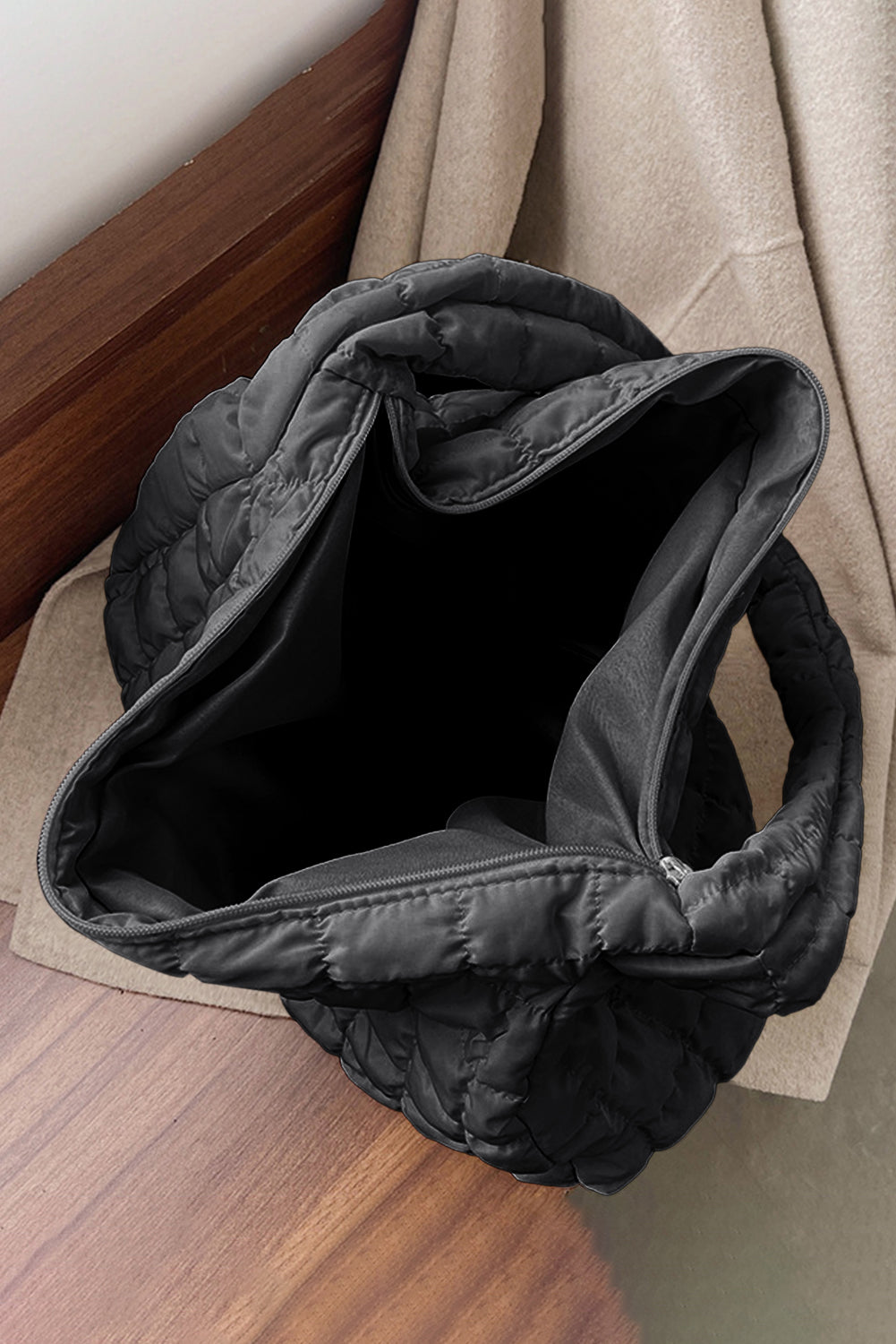 Black Quilted Bag