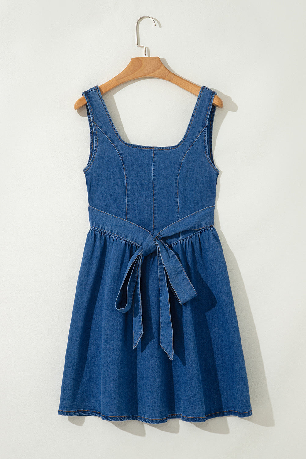 Sleeveless Denim Dress