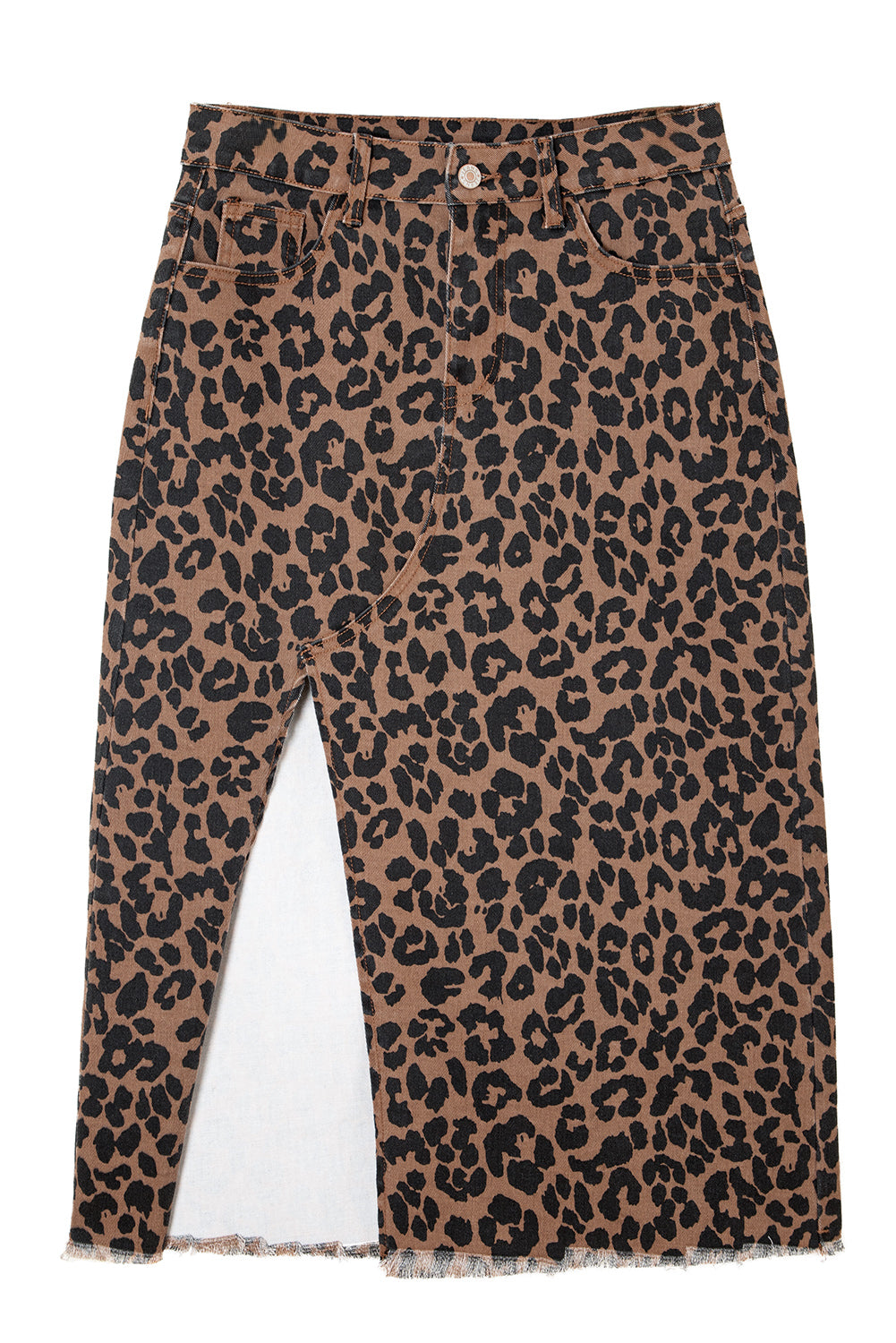 Leopard Midi Skirt