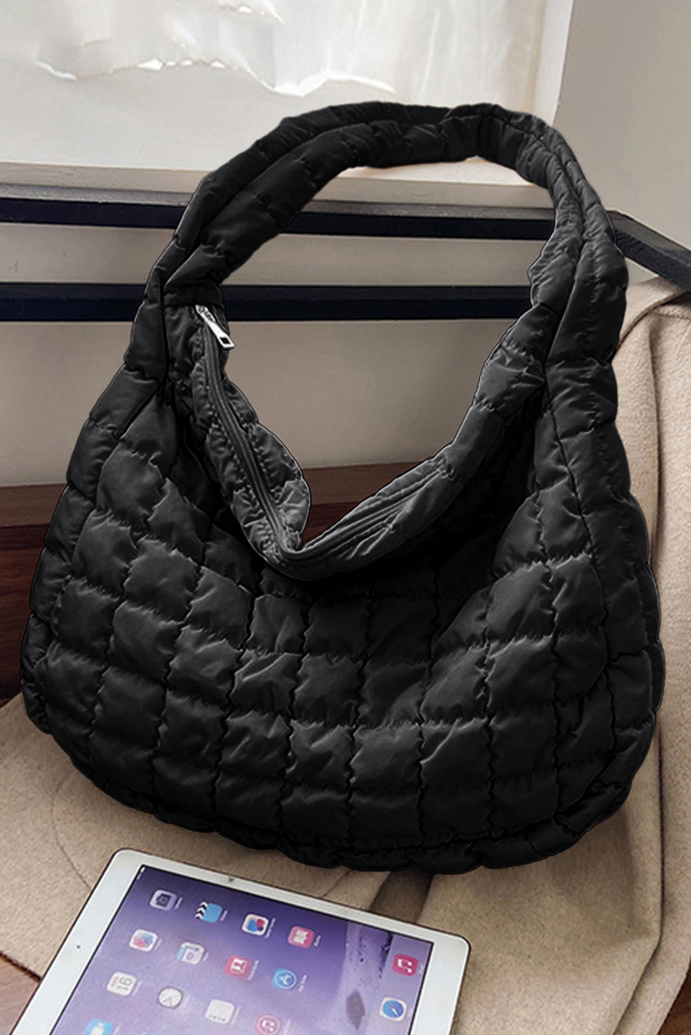 Black Quilted Bag