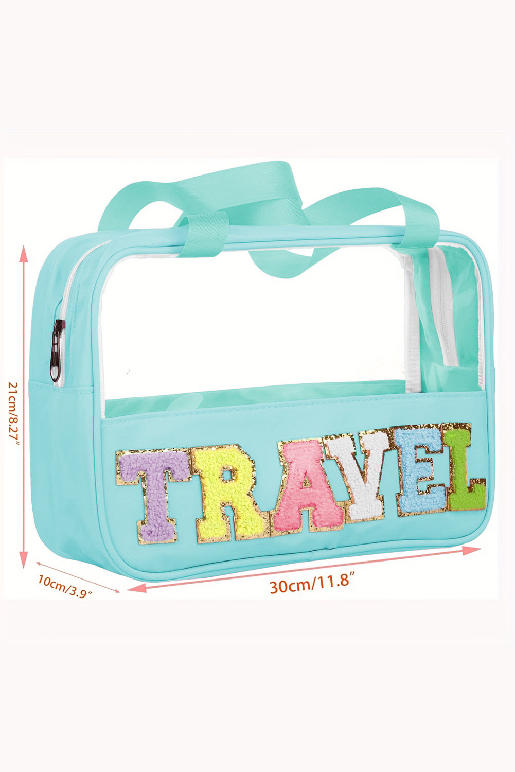 Mint Green TRAVEL Makeup Bag