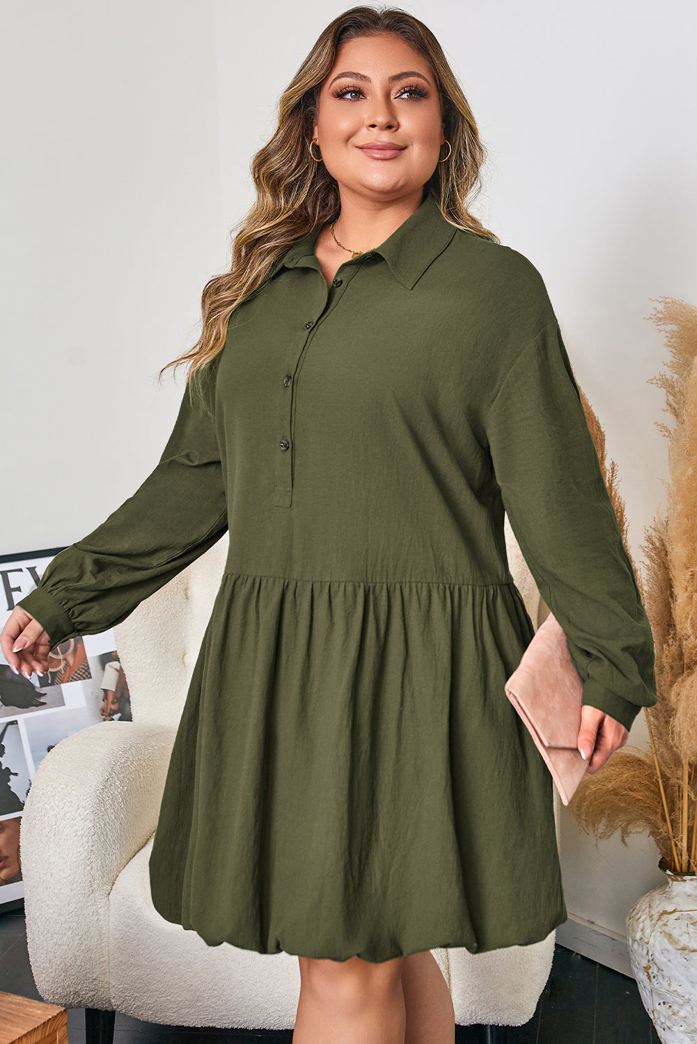 Plus Size Mini Dress