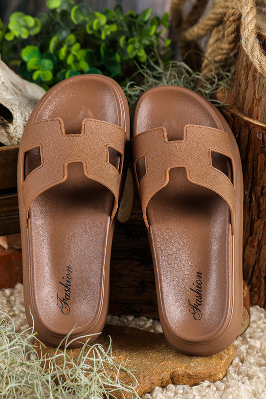 Chestnut Sandal- (Runs Small, Size Up)