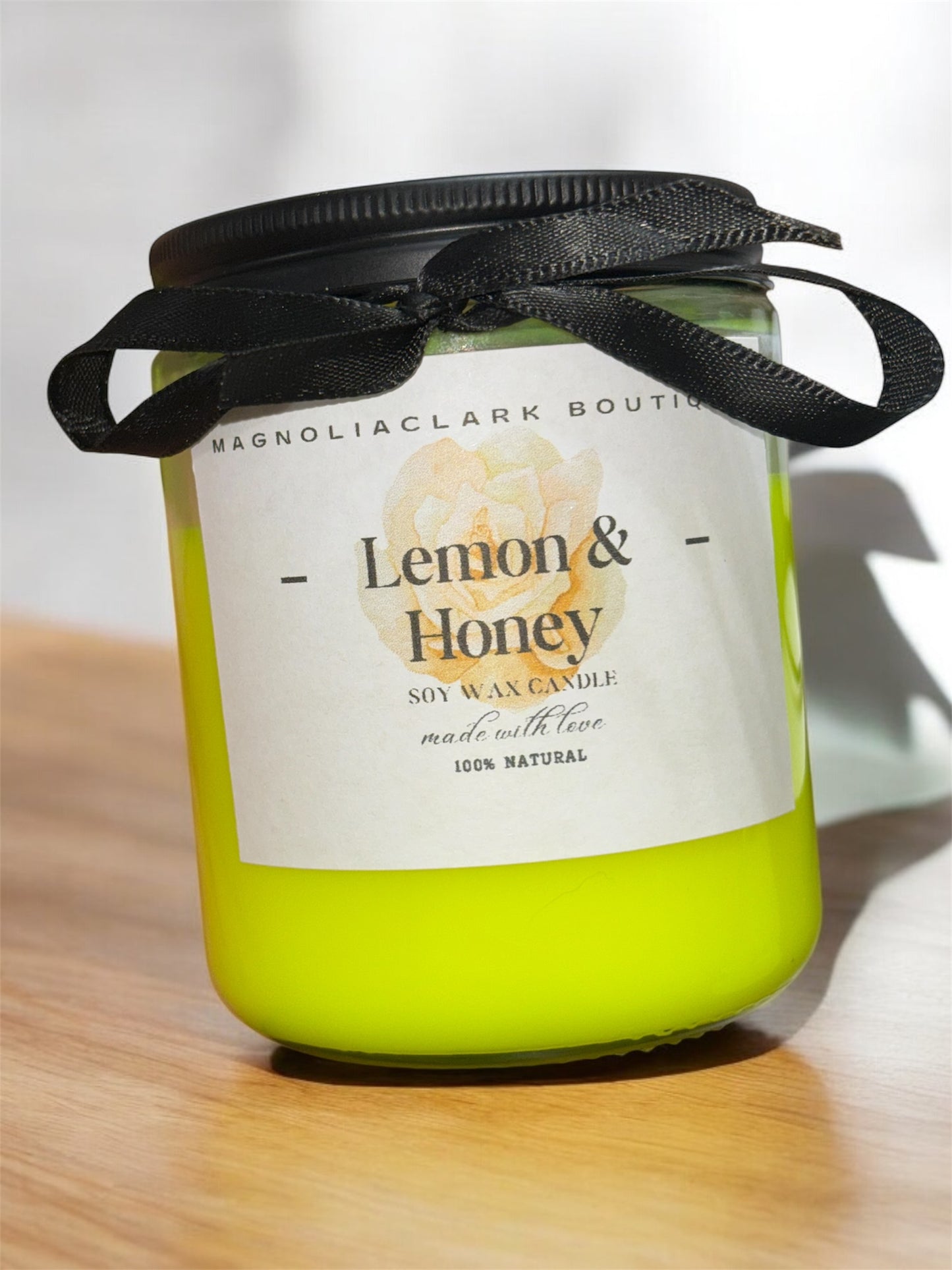 Honey & Lemon Candle- 8oz