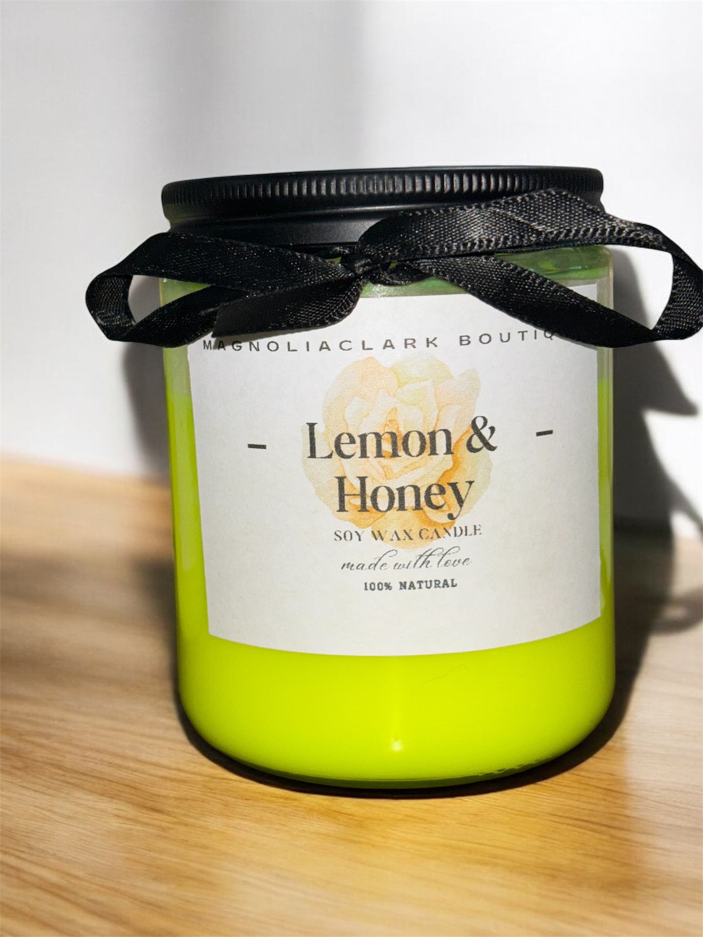 Honey & Lemon Candle- 8oz