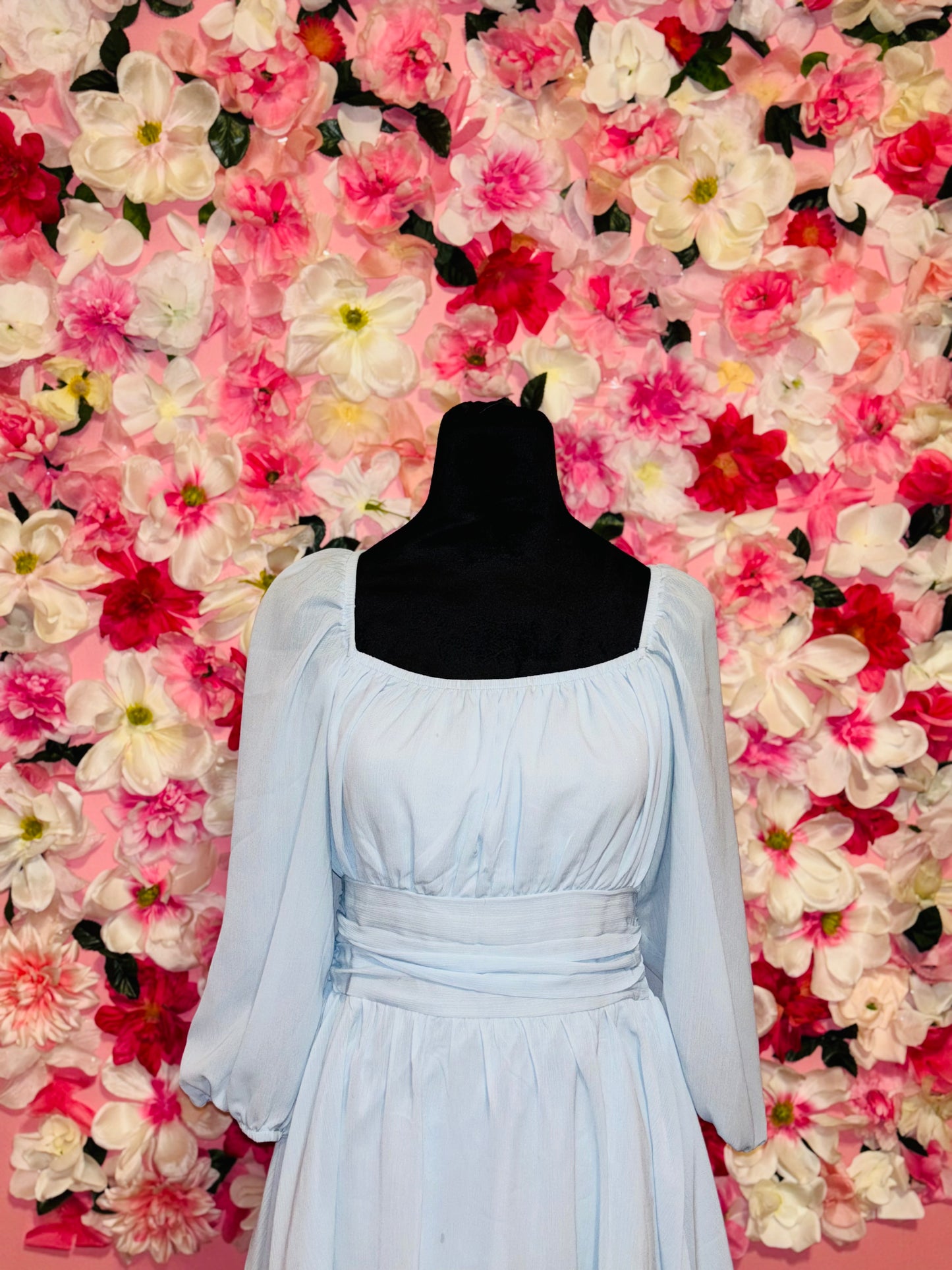 Baby Blue Lantern Dress