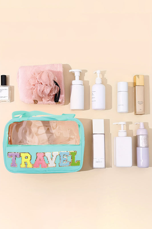 Mint Green TRAVEL  Makeup Bag